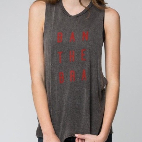 Brandy Melville Tops - Brandy Melville • BAN THE BRA Muscle Tank